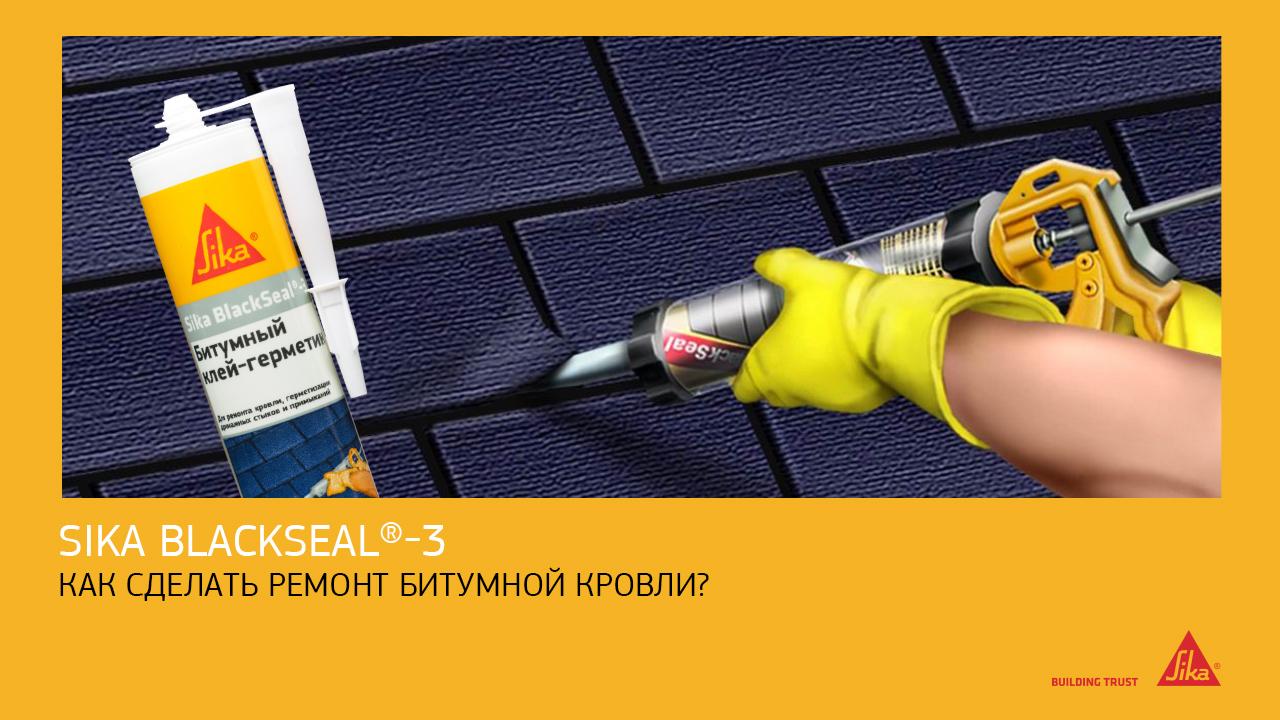 ПРЕДСТАВЛЯЕМ НОВОЕ ВИДЕО ПРО КЛЕЙ-ГЕРМЕТИК ДЛЯ БИТУМНОЙ КРОВЛИ SIKA BLACKSEAL®-3